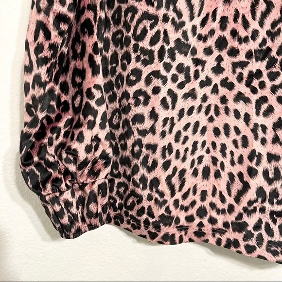 Lap All Over Pink Leopard Pulover - Picture 5 of 6